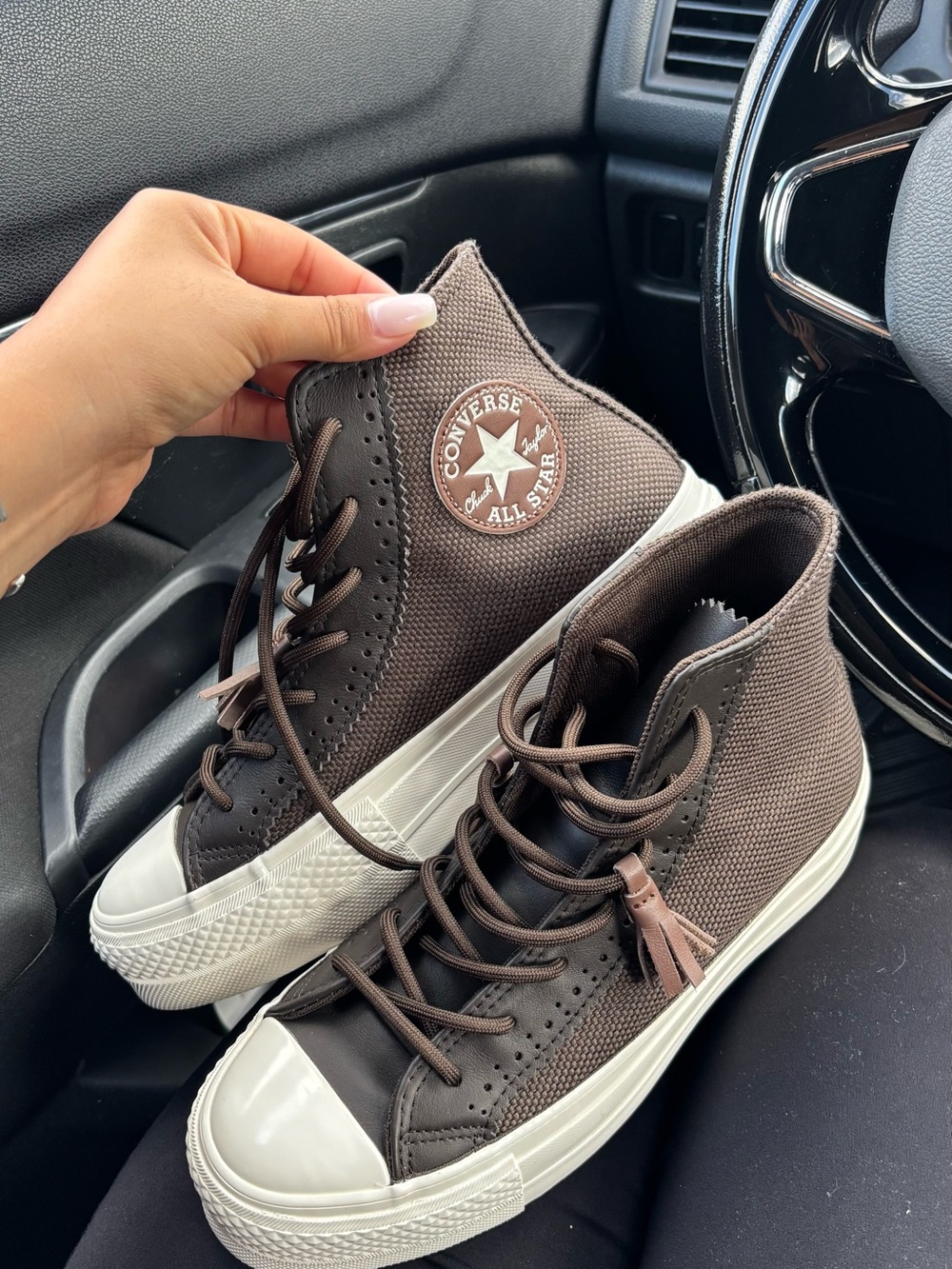 Rare 6.5 Tassle Women’s Platform Chuck Taylor